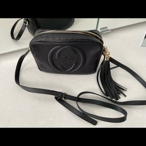 Gucci small soho disco bag in black